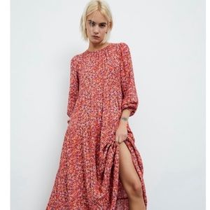 Zara midi floral dress